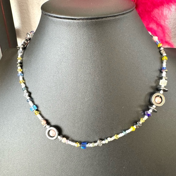 Artisan Beaded Colorful Necklace - Picture 6 of 8